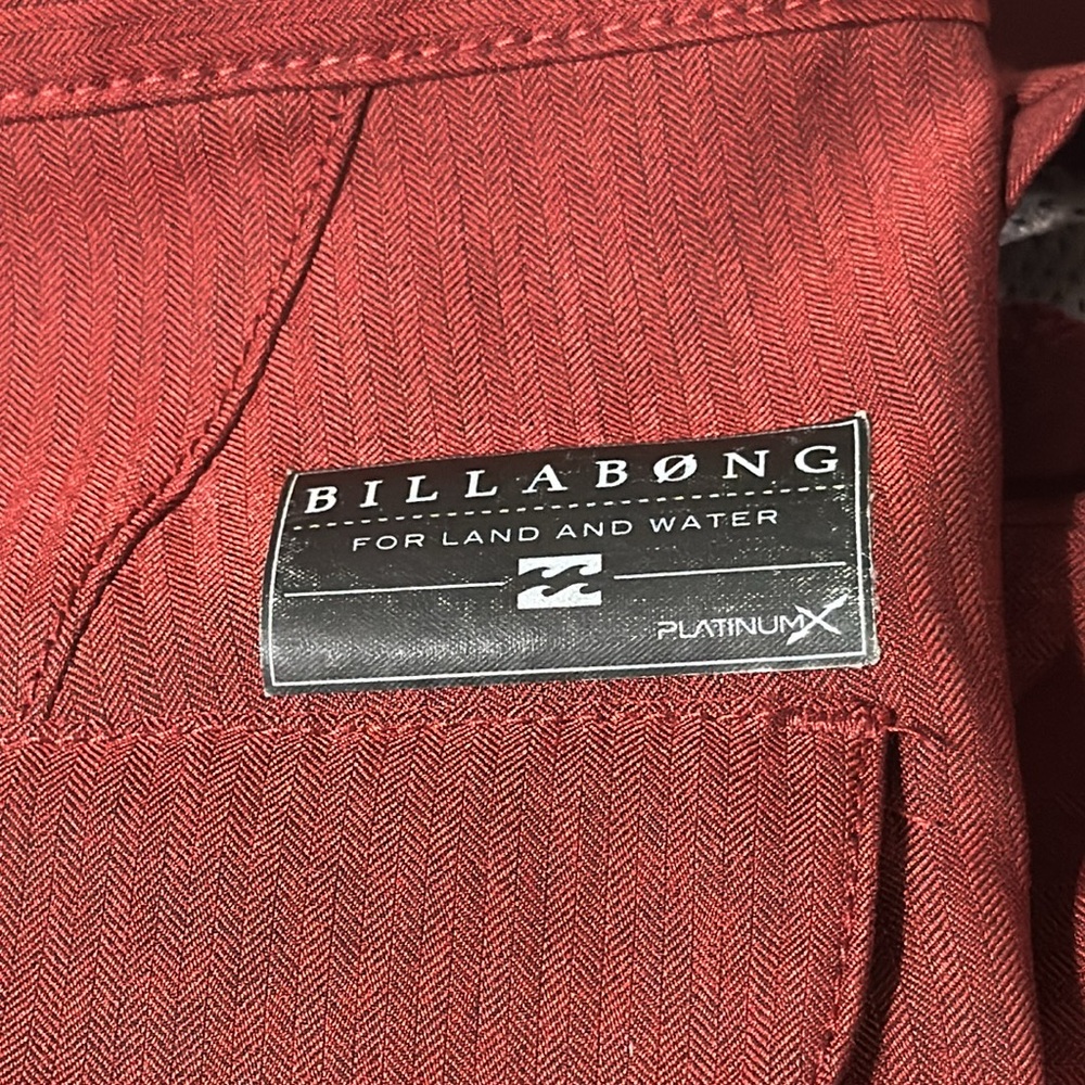 Billabong Platinum x Hybrid Men’s Burgundy Hybrid Shorts 38 - Picture 8 of 11